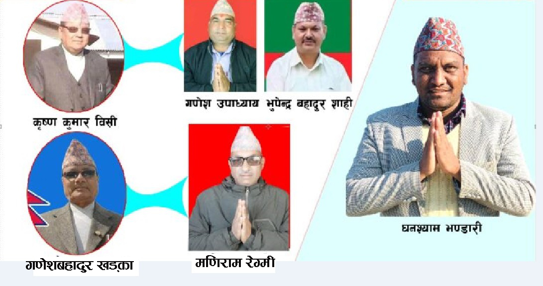 दैलेख काँग्रेस अधिवेशन : देउवा समूहबाट घनश्याम भण्डारीको उम्मेदवारी घोषणा, पौडेल समुहका तीन आकांक्षी