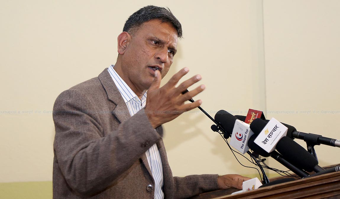 रमेश खरेलद्वारा ‘नेपाल सुशासन पार्टी’ घाेषणा