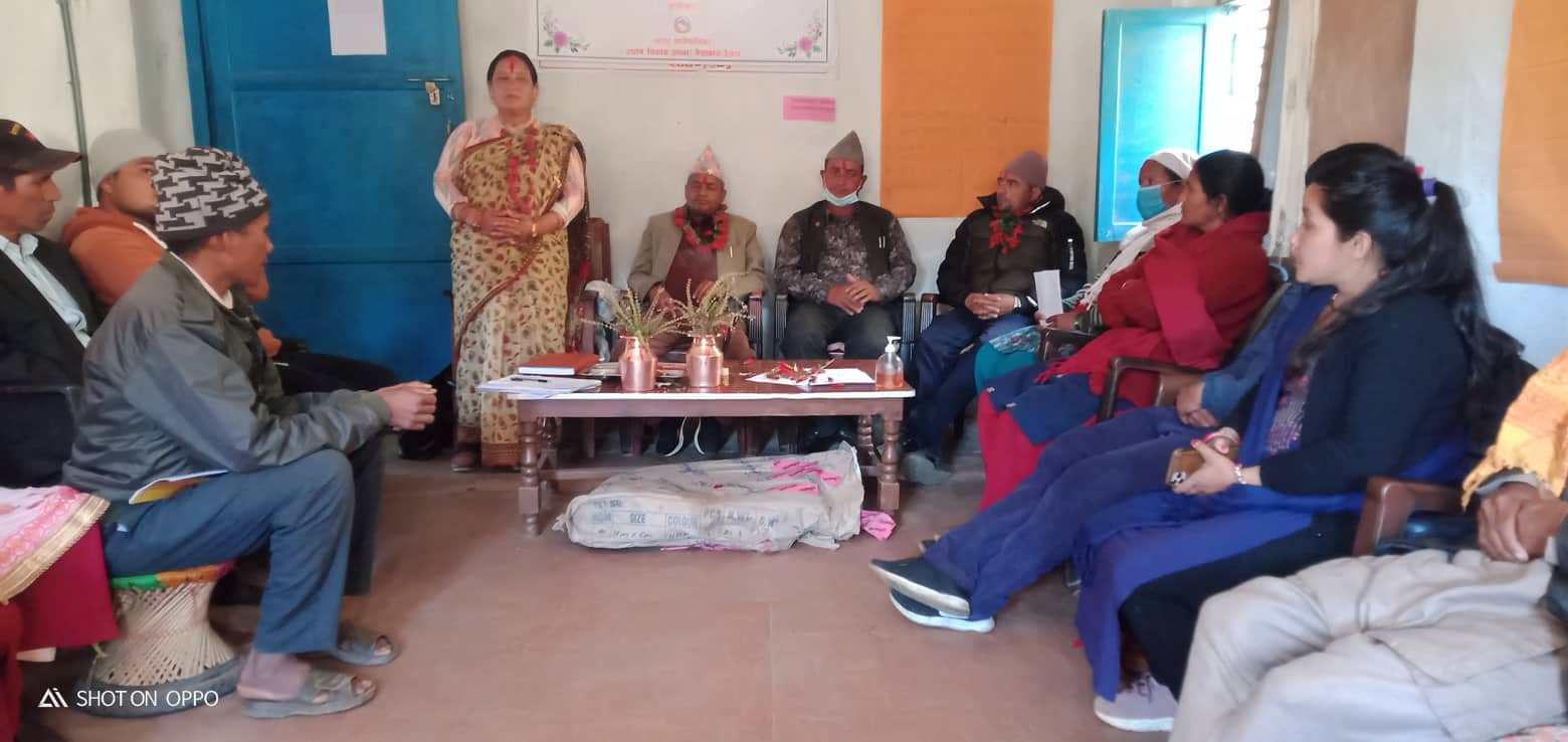 स्वरोजगार बनाउन महाबूका युवालाई सीपमूलक तालिम