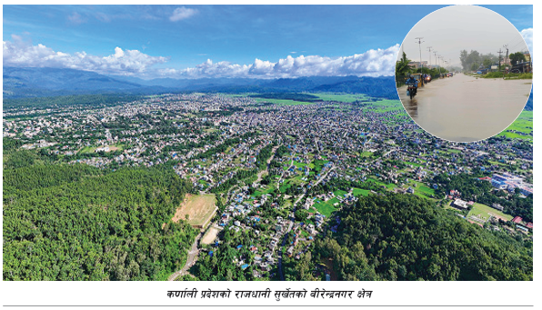 पूर्वाधारमा अगाडि बढेको वीरेन्द्रनगर, फोहोर व्यवस्थापनमा भने पछि