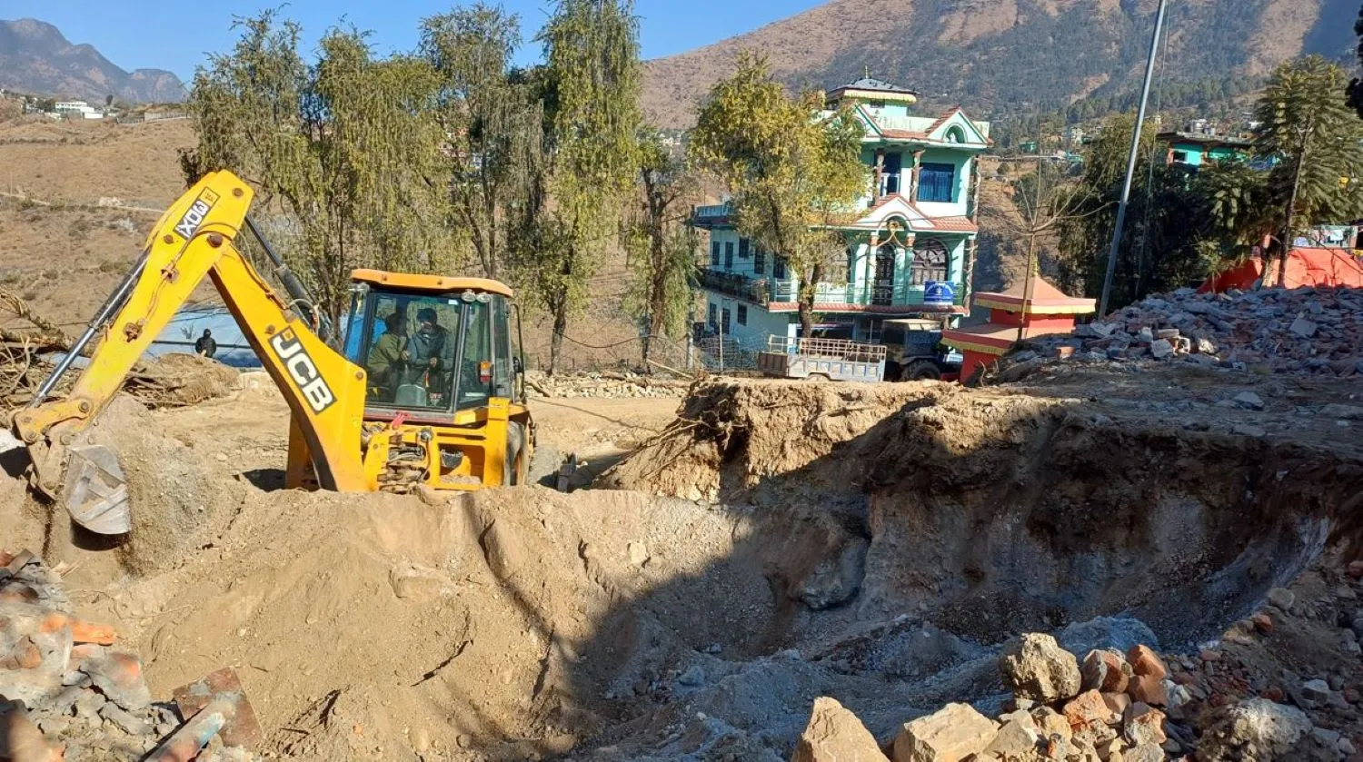 जाजरकोट भूकम्पले क्षतिग्रस्त जिल्ला प्रहरी कार्यालय रुकुमपश्चिमको भवन पुनर्निर्माण सुरु